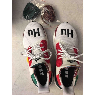 Pre-owned Adidas X Pharrell Williams Nmd Hu Leather Trainers In Multicolour