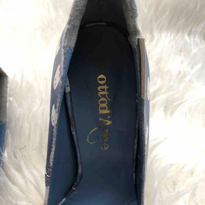 Pre-owned Ottod'ame Leather Heels In Blue