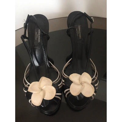 Pre-owned Sonia Rykiel Black Leather Sandals