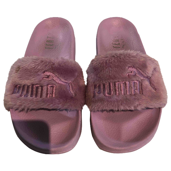 fluffy sandals puma
