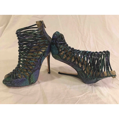 Pre-owned Jimmy Choo Leather Sandal In Multicolour