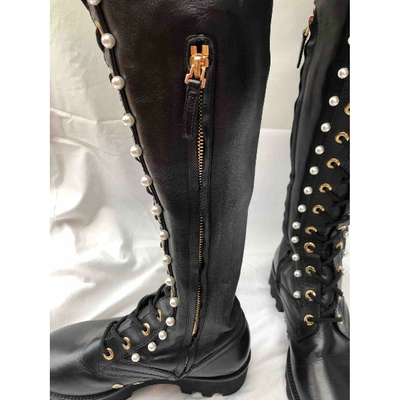 Pre-owned Altuzarra Black Leather Boots