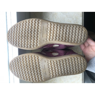 Pre-owned Isabel Marant Bayley Trainers In Purple