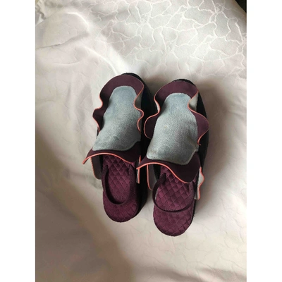 Pre-owned Fendi Multicolour Velvet Mules & Clogs