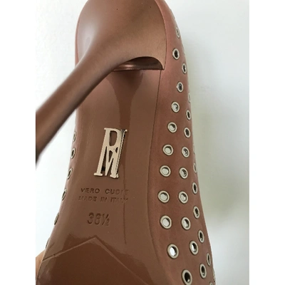 Pre-owned Rodolphe Menudier Leather Heels In Pink
