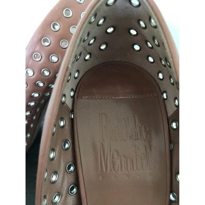 Pre-owned Rodolphe Menudier Leather Heels In Pink
