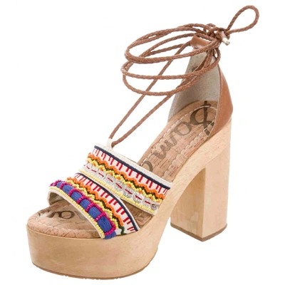 Pre-owned Sam Edelman Multicolour Glitter Sandals