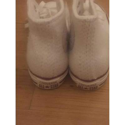 Pre-owned Converse Trainers In White