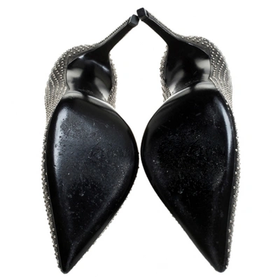 Pre-owned Saint Laurent Black Leather Heels