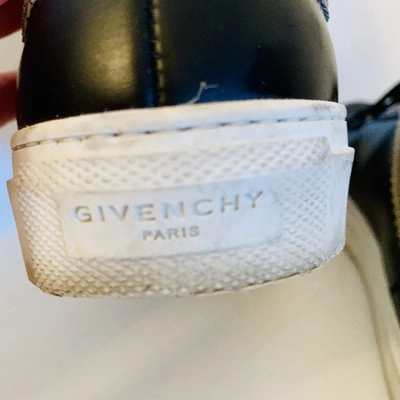 Pre-owned Givenchy Leather Trainers In Black