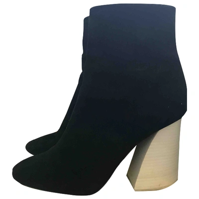 Pre-owned Mercedes Castillo Ankle Boots In Black