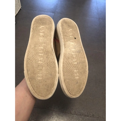 Pre-owned Burberry Trainers In Other