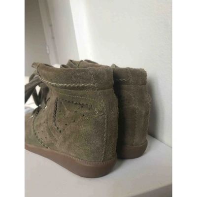 Pre-owned Isabel Marant Betty Trainers In Green