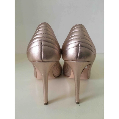 Pre-owned Laurence Dacade Leather Heels In Metallic