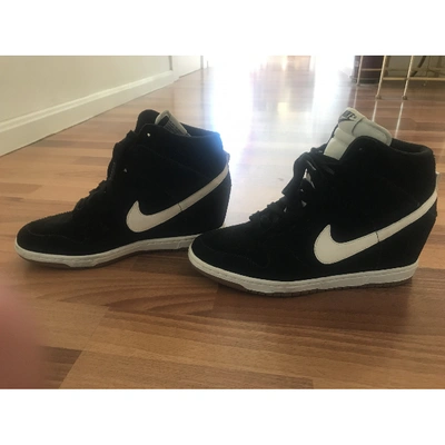 Pre-owned Nike Sb Dunk  Trainers In Black