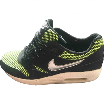 Pre-owned Nike Air Max Trainers In Green