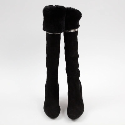 Pre-owned Aruna Seth Boots In Black