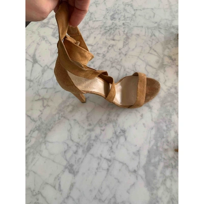 Pre-owned Chloé Sandals In Camel