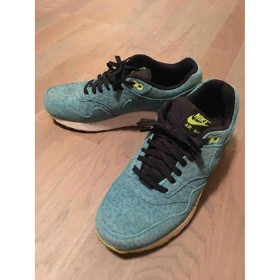 Pre-owned Nike Air Max 1 Trainers In Blue