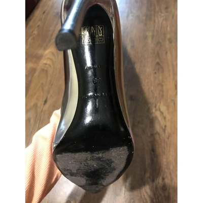 Pre-owned Balenciaga Slash Silver Leather Boots