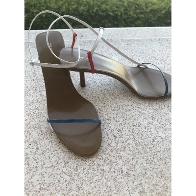 Pre-owned The Row Bare Multicolour Leather Sandals