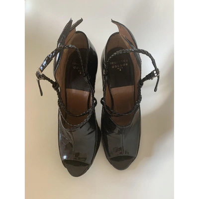 Pre-owned Laurence Dacade Patent Leather Heels In Black