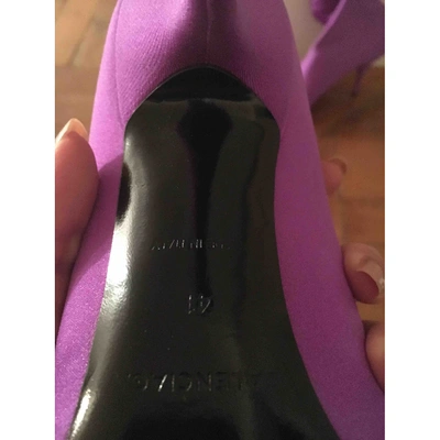 Pre-owned Balenciaga Knife Purple Ankle Boots