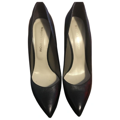 Pre-owned Mauro Grifoni Black Leather Heels