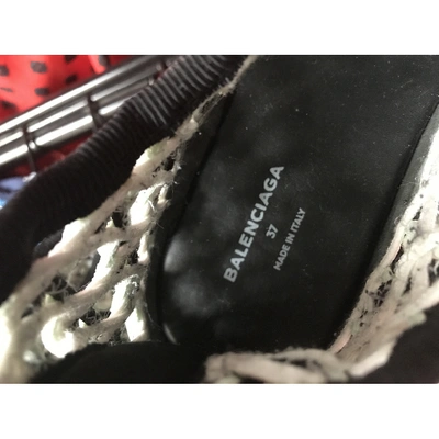 Pre-owned Balenciaga Cloth Trainers In Pattern