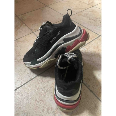 Pre-owned Balenciaga Leather Trainers In Other