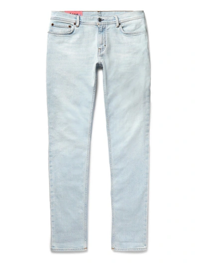 Shop Acnestudios Light Wash Slim Fit Jeans Blue