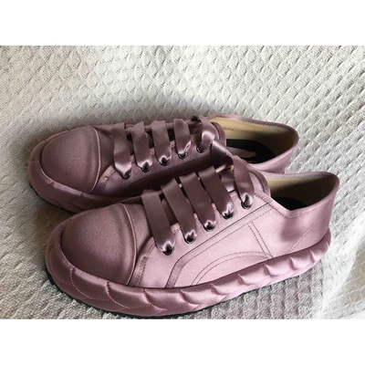 Pre-owned Marco De Vincenzo Cloth Trainers