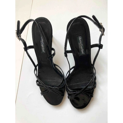 Pre-owned Alberto Guardiani Patent Leather Heels In Black