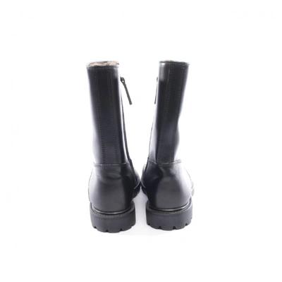 Pre-owned Ludwig Reiter Black Leather Ankle Boots