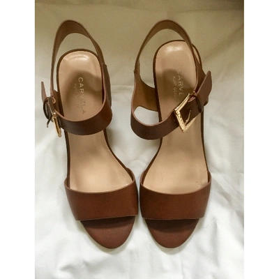 Pre-owned Kurt Geiger Leather Heels In Brown