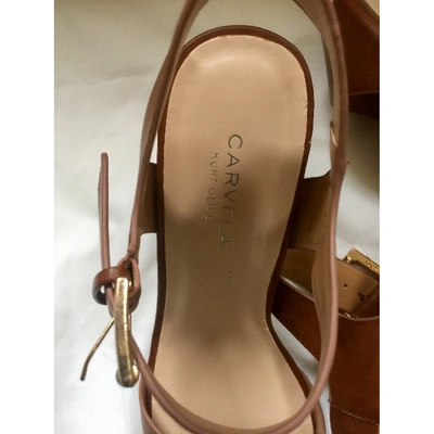 Pre-owned Kurt Geiger Leather Heels In Brown