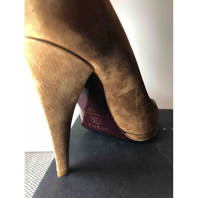 Pre-owned Loewe Brown Leather Heels