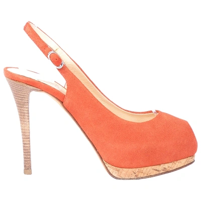 Pre-owned Giuseppe Zanotti Heels In Orange