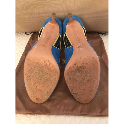 Pre-owned Gianvito Rossi Heels In Turquoise