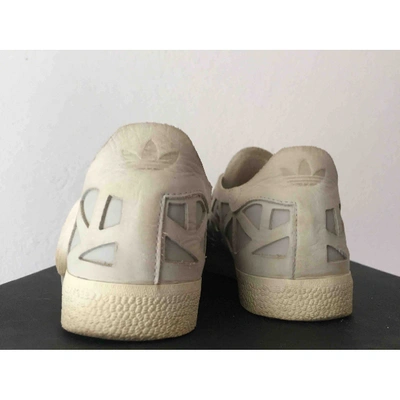 Pre-owned Adidas Originals Leather Trainers In White