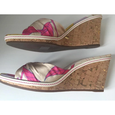 Pre-owned Emilio Pucci Multicolour Cloth Heels