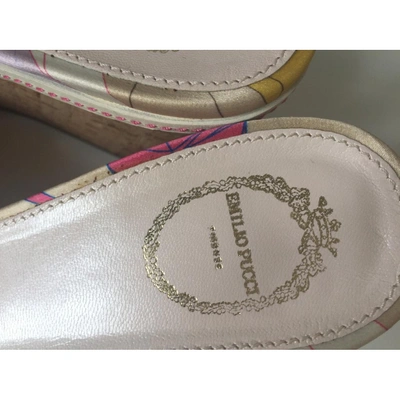 Pre-owned Emilio Pucci Multicolour Cloth Heels