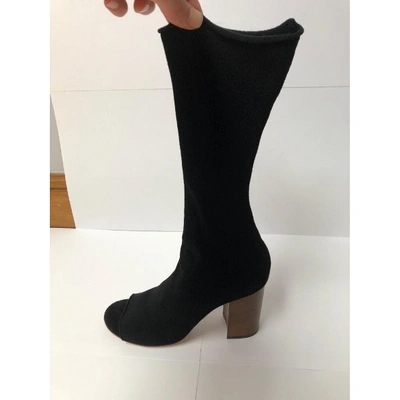 Pre-owned Ports 1961 Boots In Black
