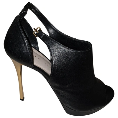 Pre-owned Luis Onofre Black Leather Heels