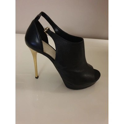 Pre-owned Luis Onofre Black Leather Heels