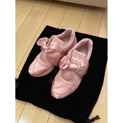 Pre-owned Fenty X Puma Trainers In Pink