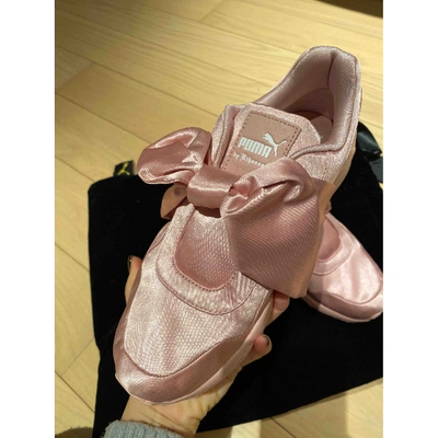 Pre-owned Fenty X Puma Trainers In Pink