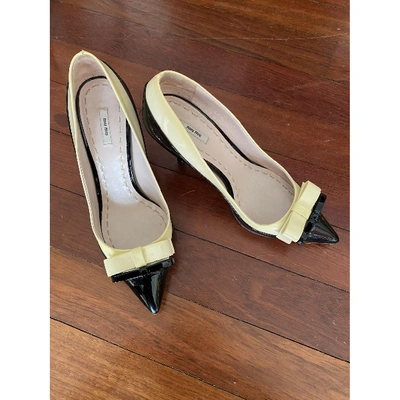 Pre-owned Miu Miu Multicolour Patent Leather Heels