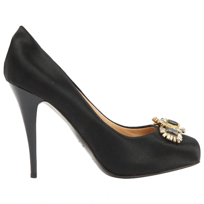 Pre-owned Giuseppe Zanotti Cloth Heels In Black