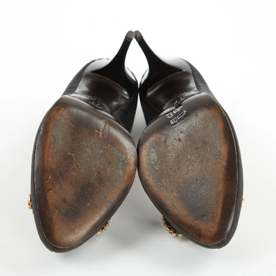 Pre-owned Giuseppe Zanotti Cloth Heels In Black